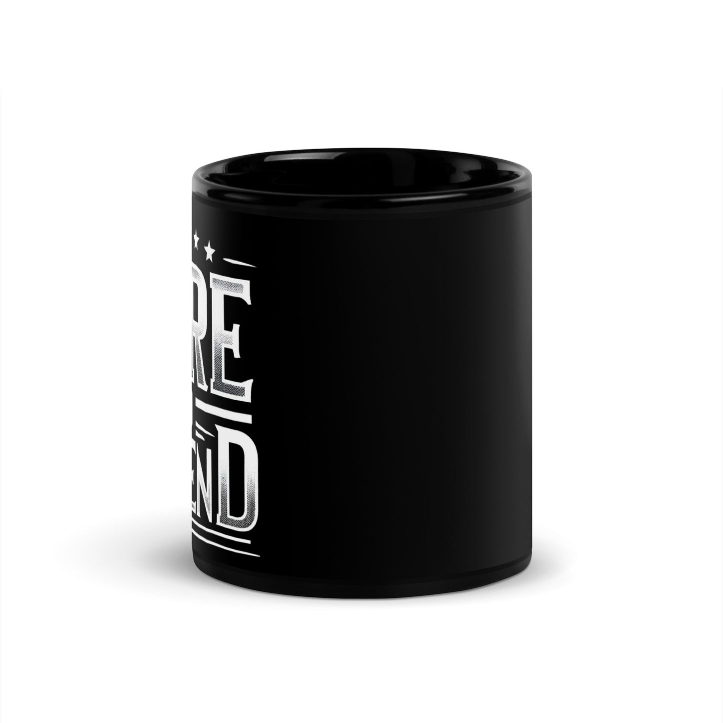 Dare To Offend Black Glossy Mug