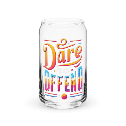 Dare To Offend Can-shaped glass