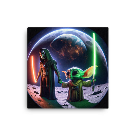 Darth Vader Yoga Light Savers Canvas