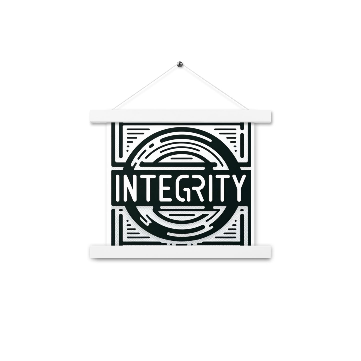 Integrity Poster with hangers