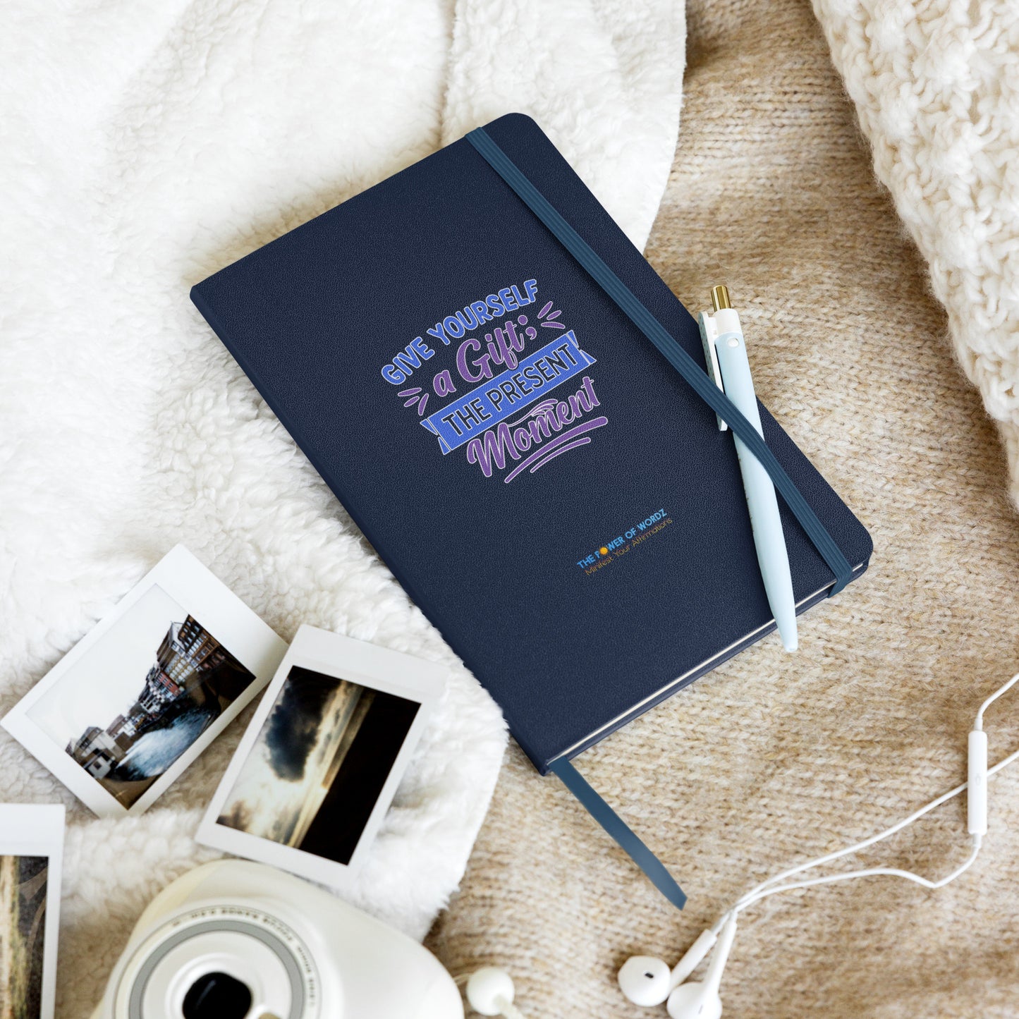 Give Yourself A Gift Hardcover bound notebook