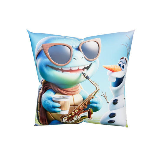 Olaf & Squirtle Basic Pillow