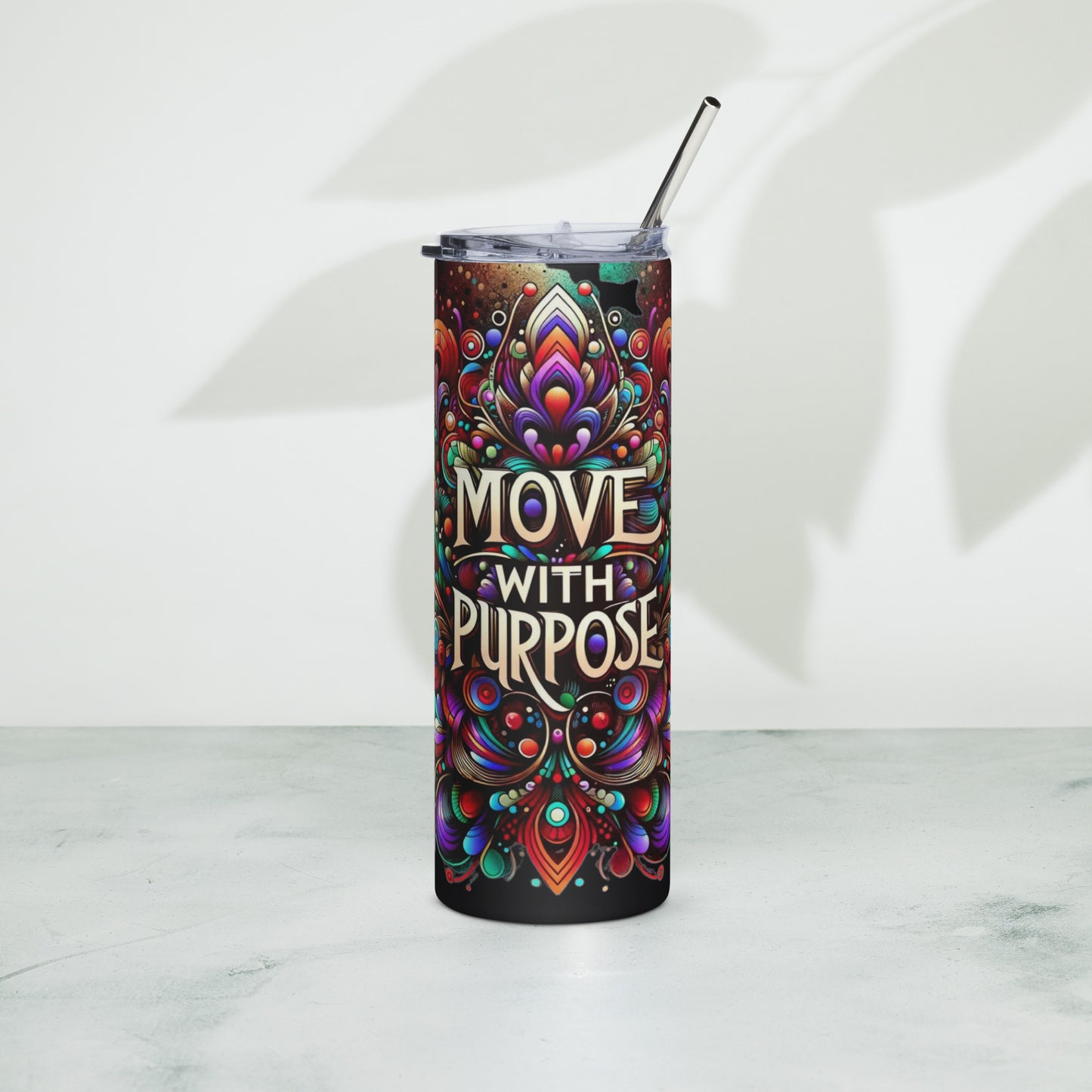 Move With Purpose Stainless steel tumbler