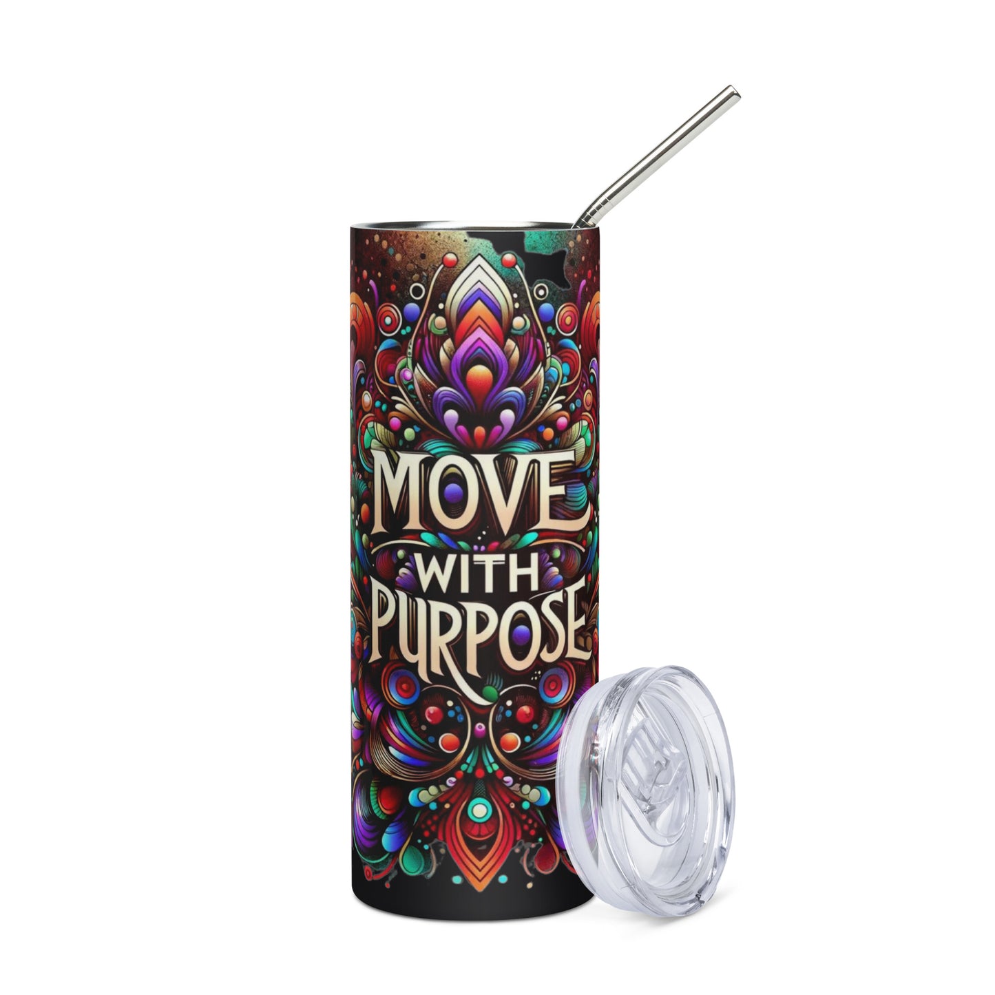 Move With Purpose Stainless steel tumbler