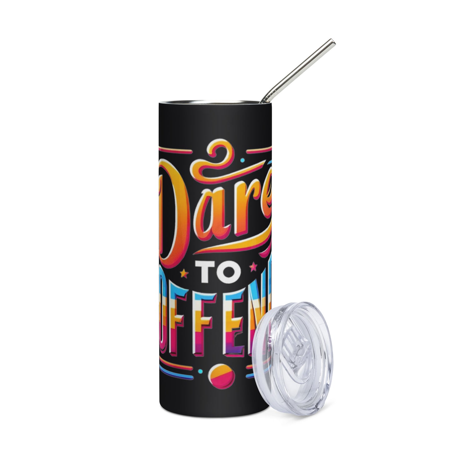 Dare To Offend Stainless steel tumbler