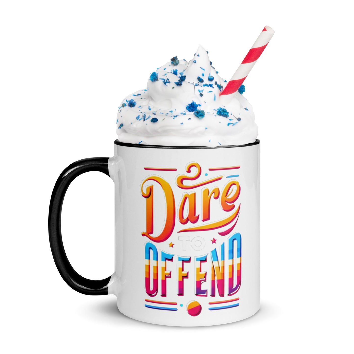 Dare To Offend Mug with Color Inside