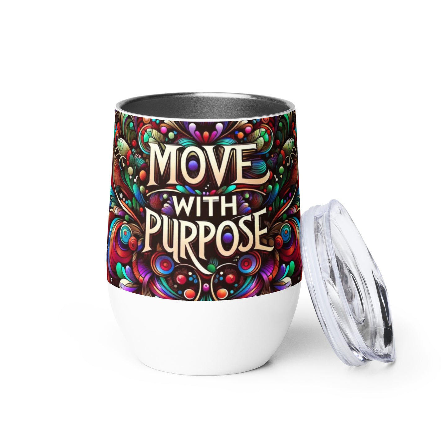 Move With Purpose Wine tumbler