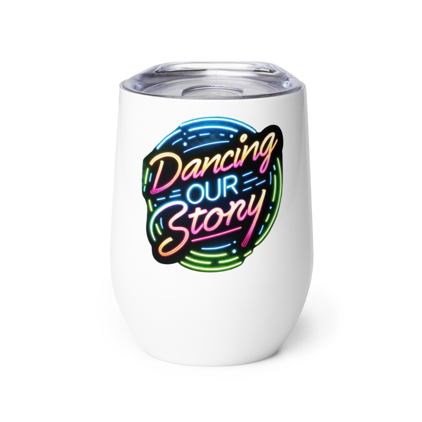 Dancing Our Story Wine tumbler