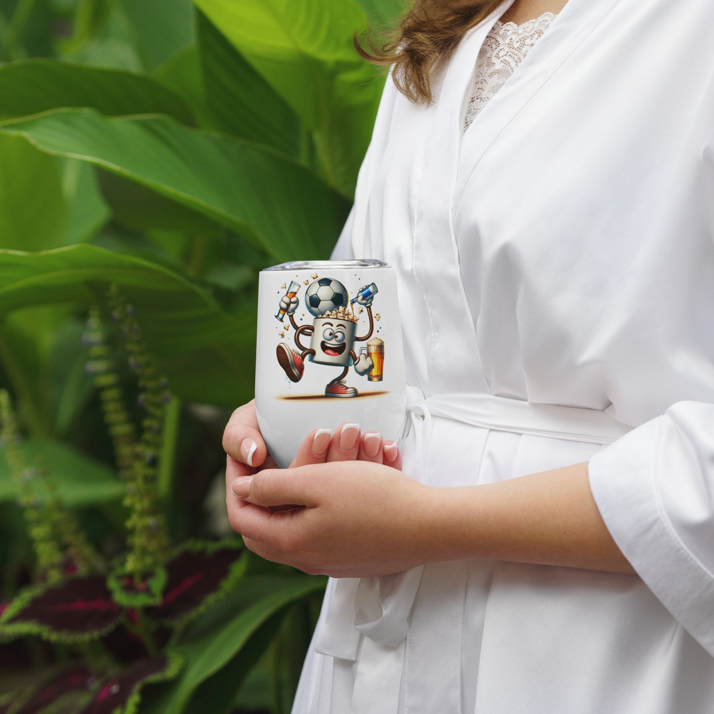 Soccer Mug Wine tumbler