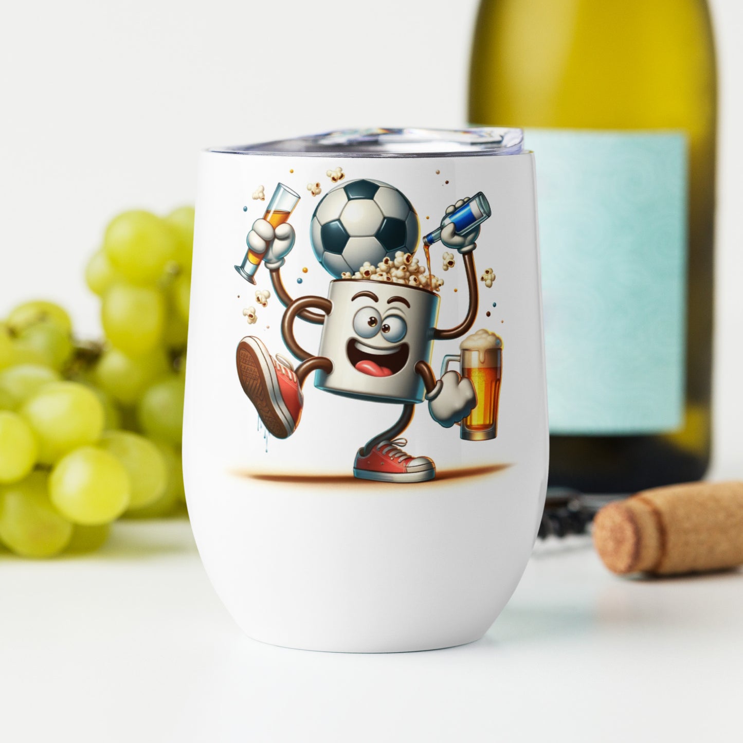 Soccer Mug Wine tumbler