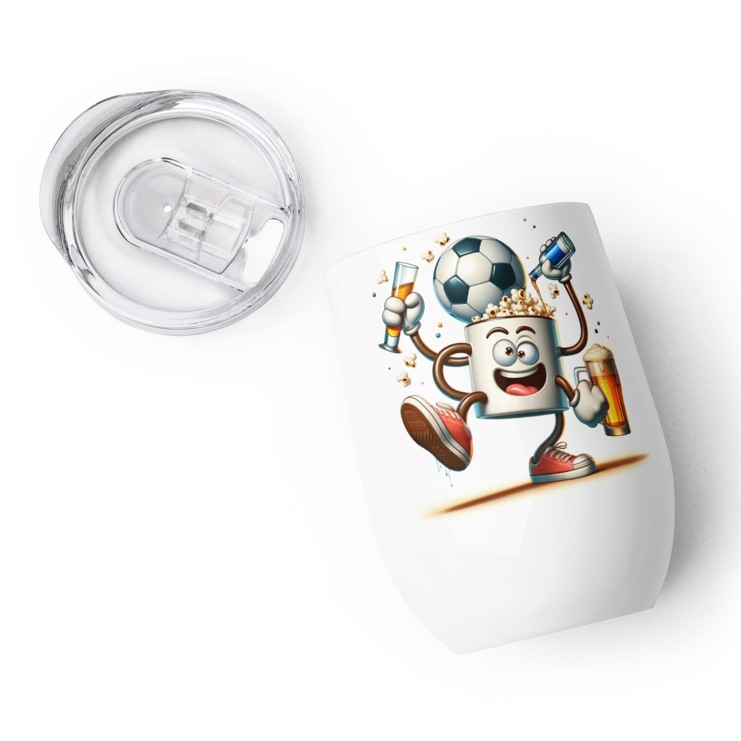 Soccer Mug Wine tumbler