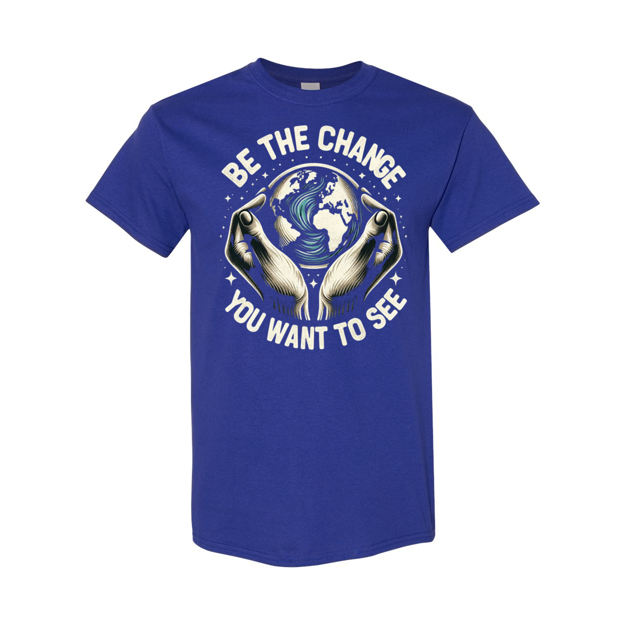 Be The Change You Want To See Cotton T-Shirt