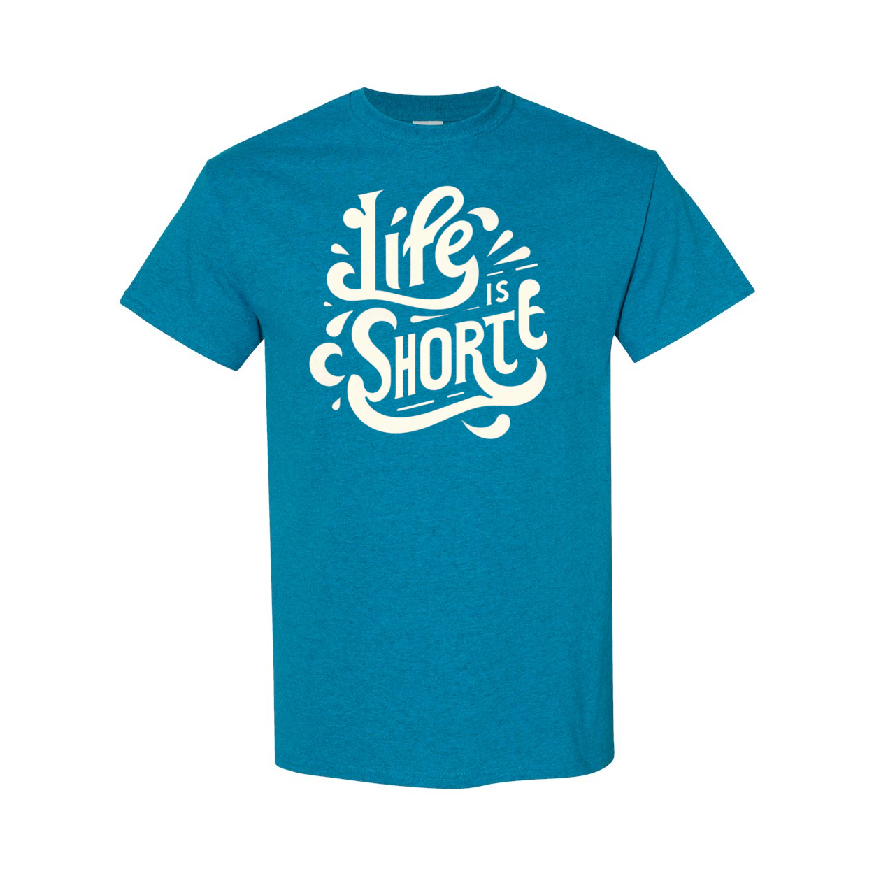 Life Is Short Heavy Cotton T-Shirt