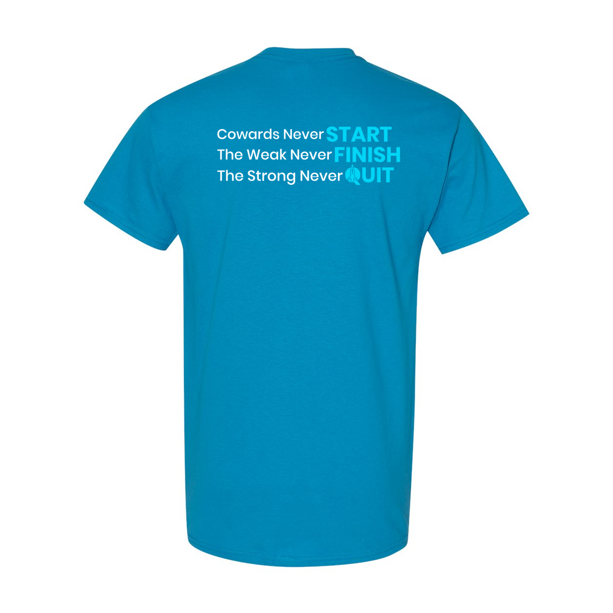 Cowards Never Start Heavy Cotton T-Shirt