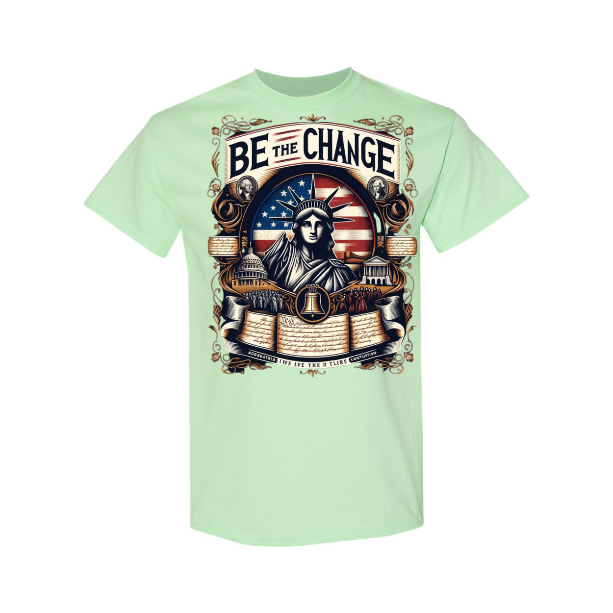 Be The Change Heavy Cotton T-Shirt