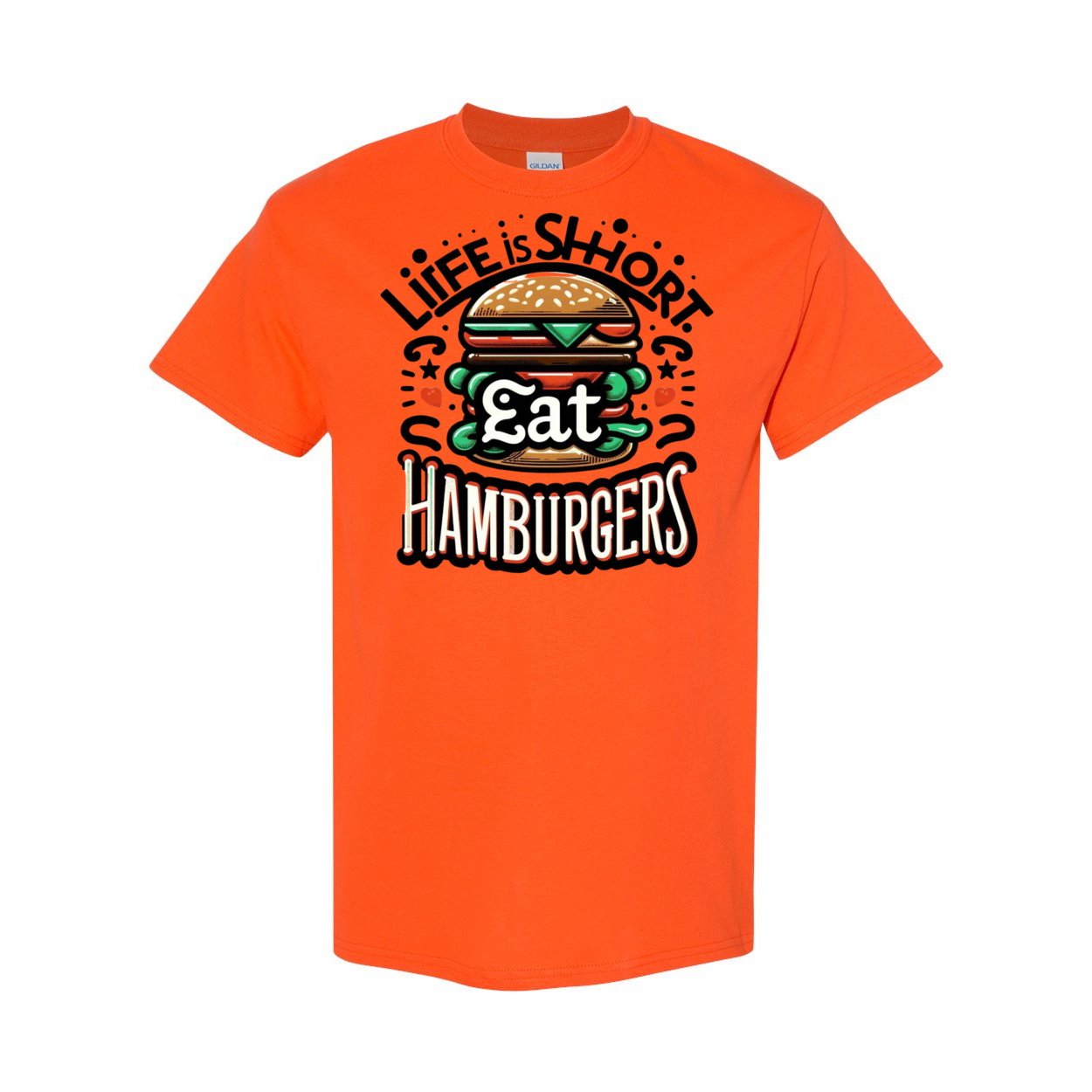 Life is Short Eat Heavy Cotton T-Shirt