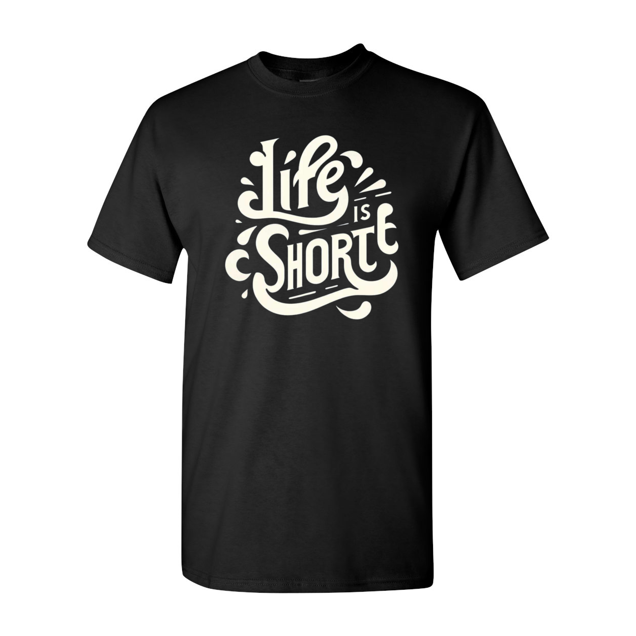 Life Is Short Heavy Cotton T-Shirt