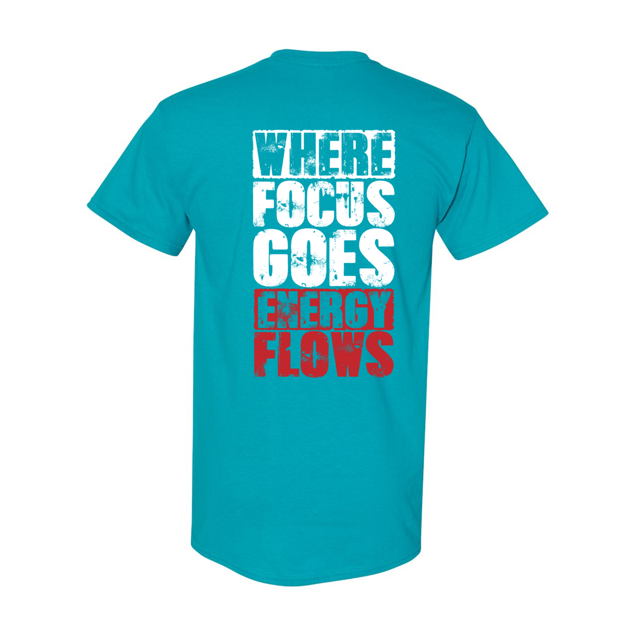 Where Focus Goes, Energy Heavy Cotton T-Shirt