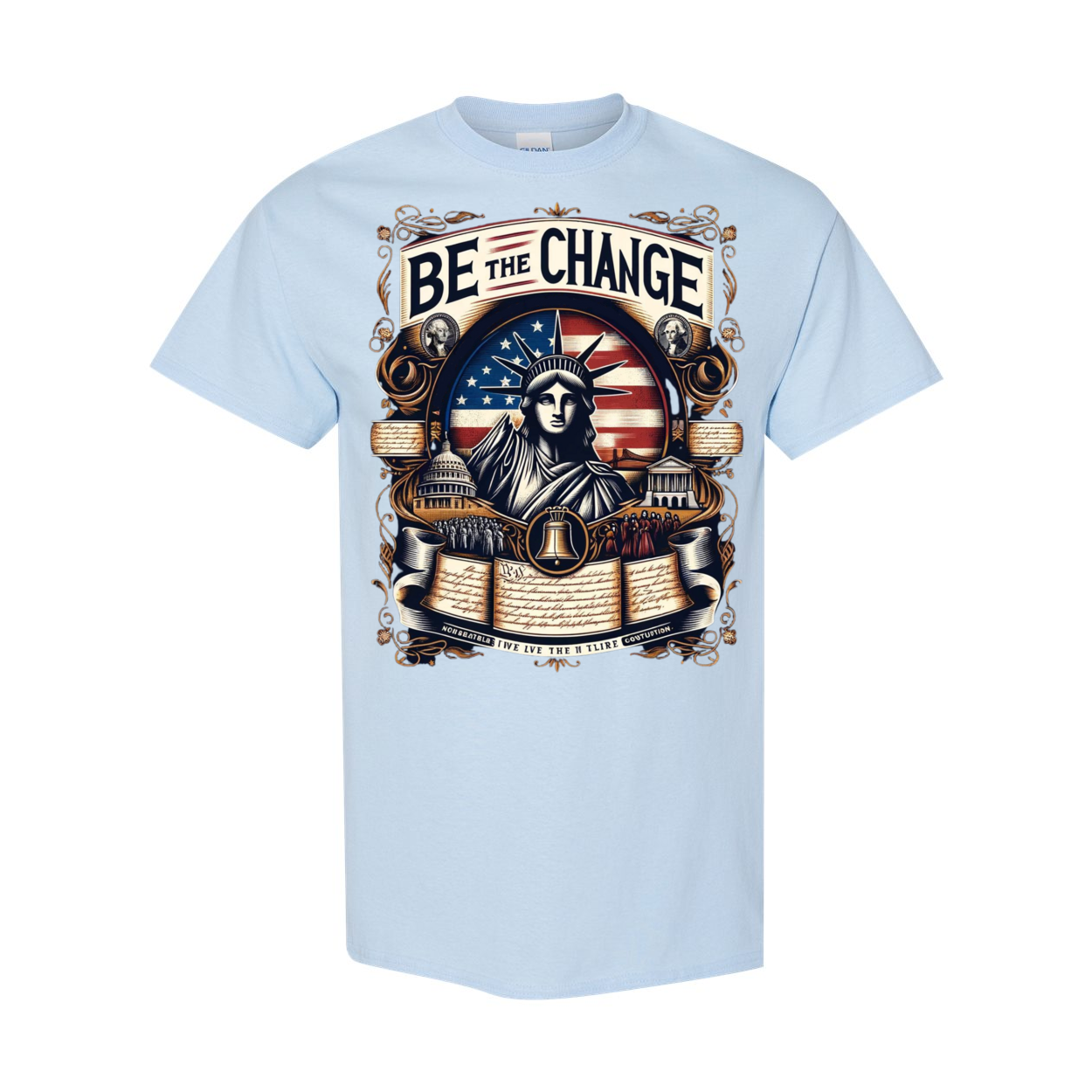 Be The Change Heavy Cotton T-Shirt