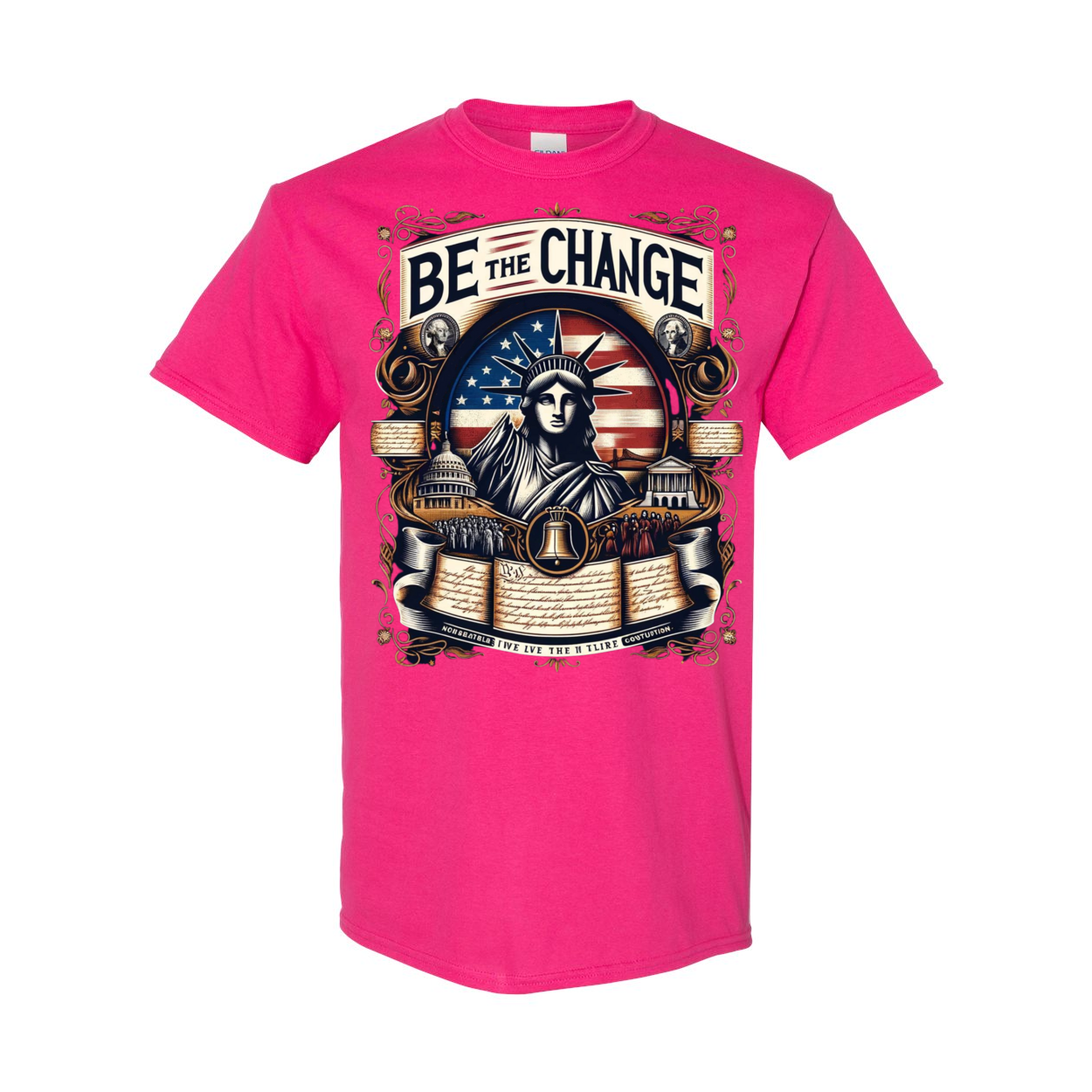 Be The Change Heavy Cotton T-Shirt