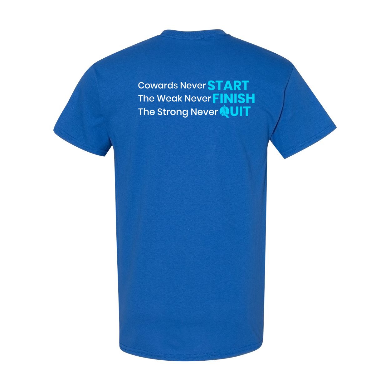 Cowards Never Start Heavy Cotton T-Shirt