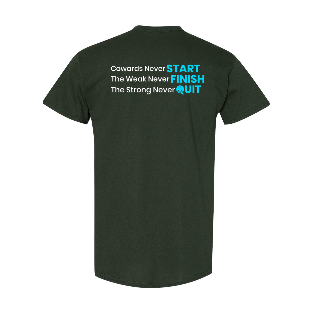 Cowards Never Start Heavy Cotton T-Shirt