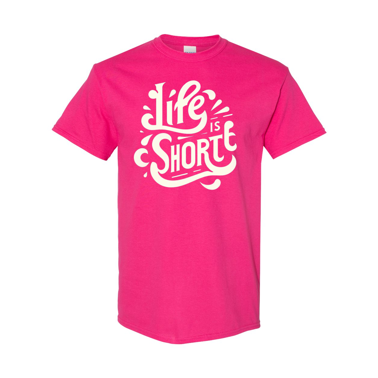 Life Is Short Heavy Cotton T-Shirt