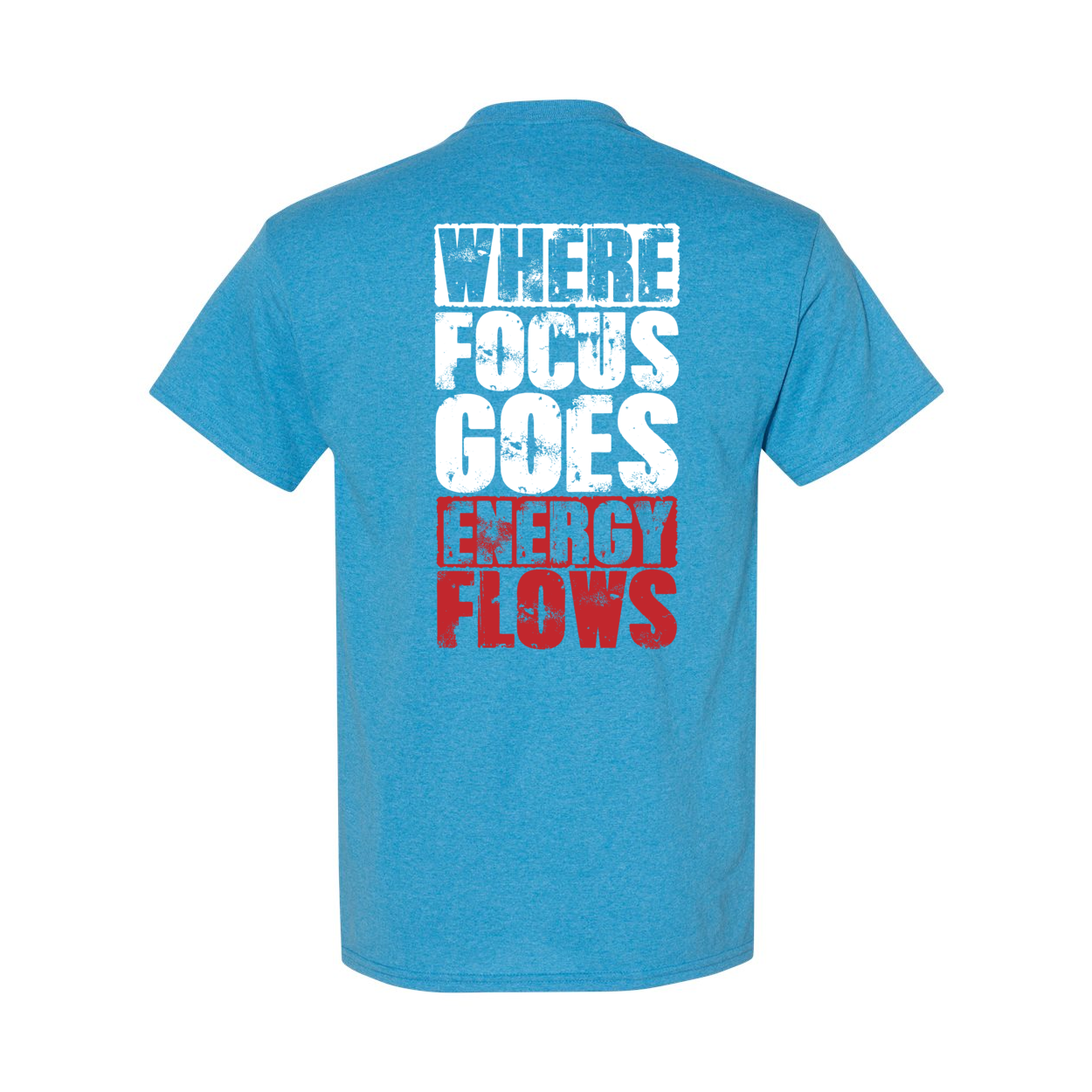 Where Focus Goes, Energy Heavy Cotton T-Shirt