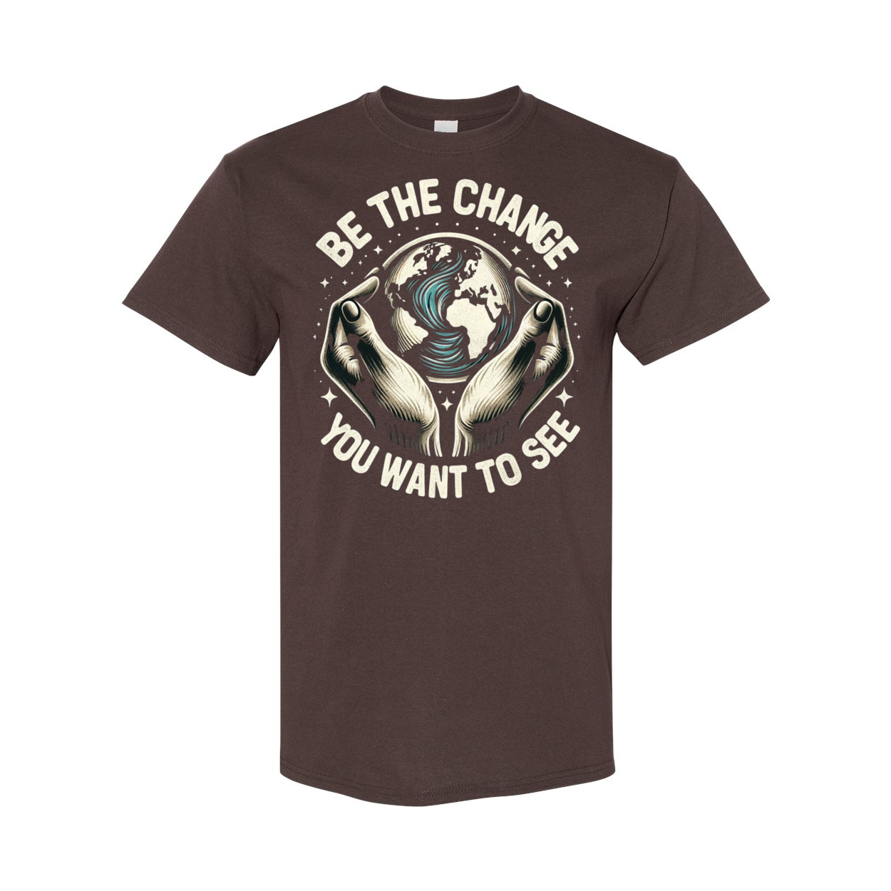 Be The Change You Want To See Cotton T-Shirt