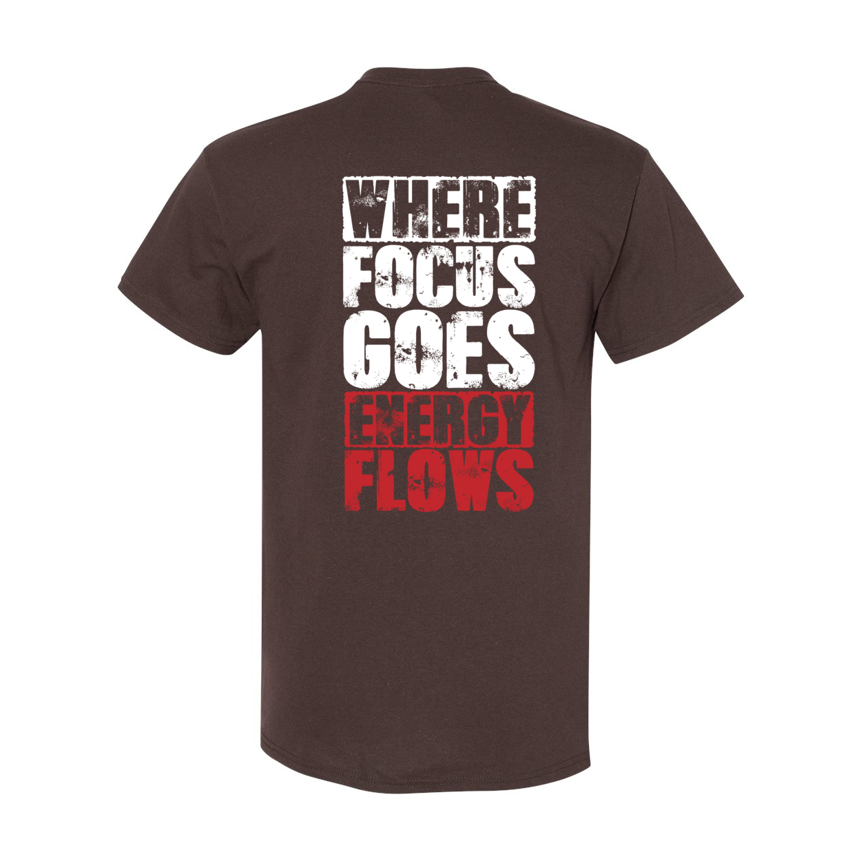 Where Focus Goes, Energy Heavy Cotton T-Shirt