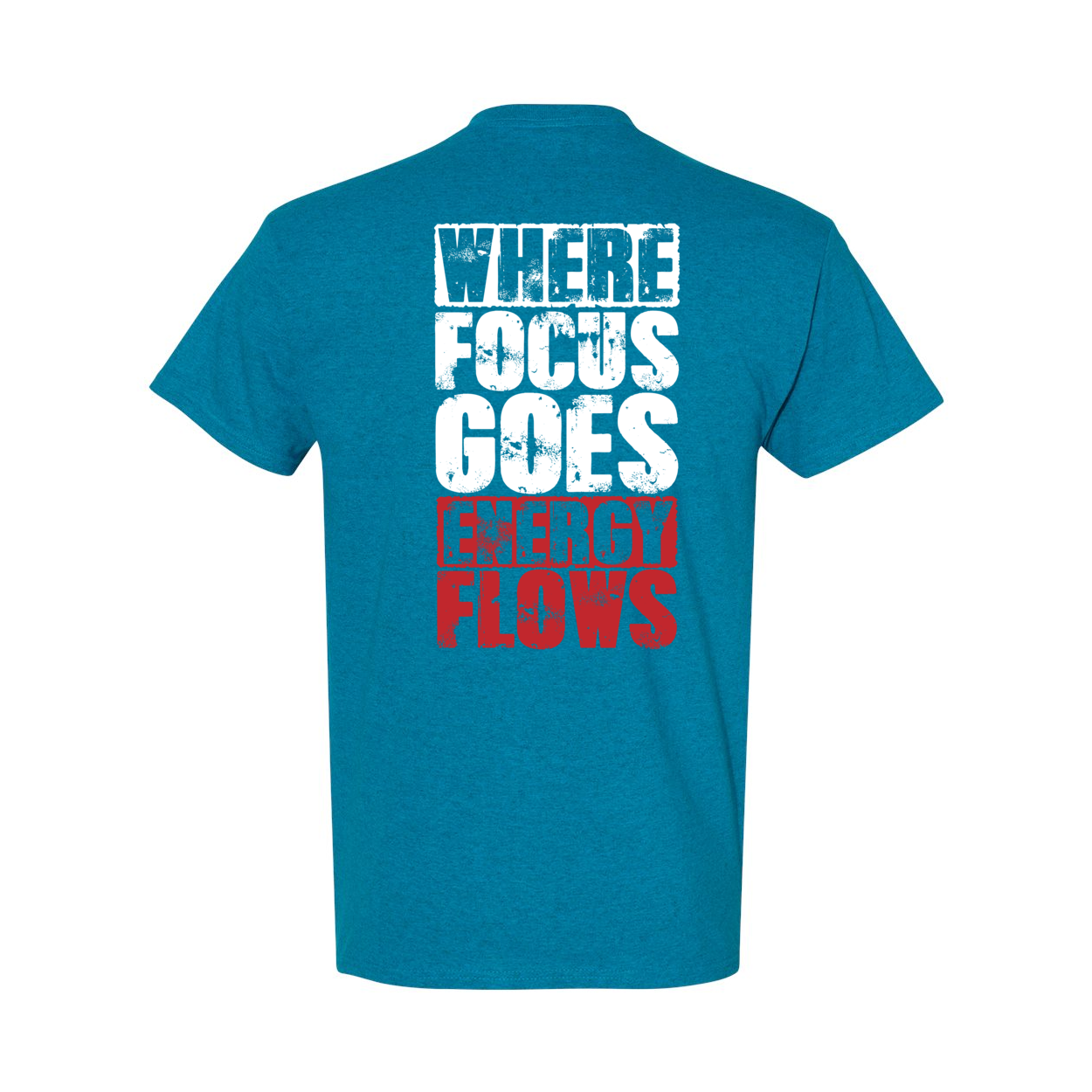 Where Focus Goes, Energy Heavy Cotton T-Shirt