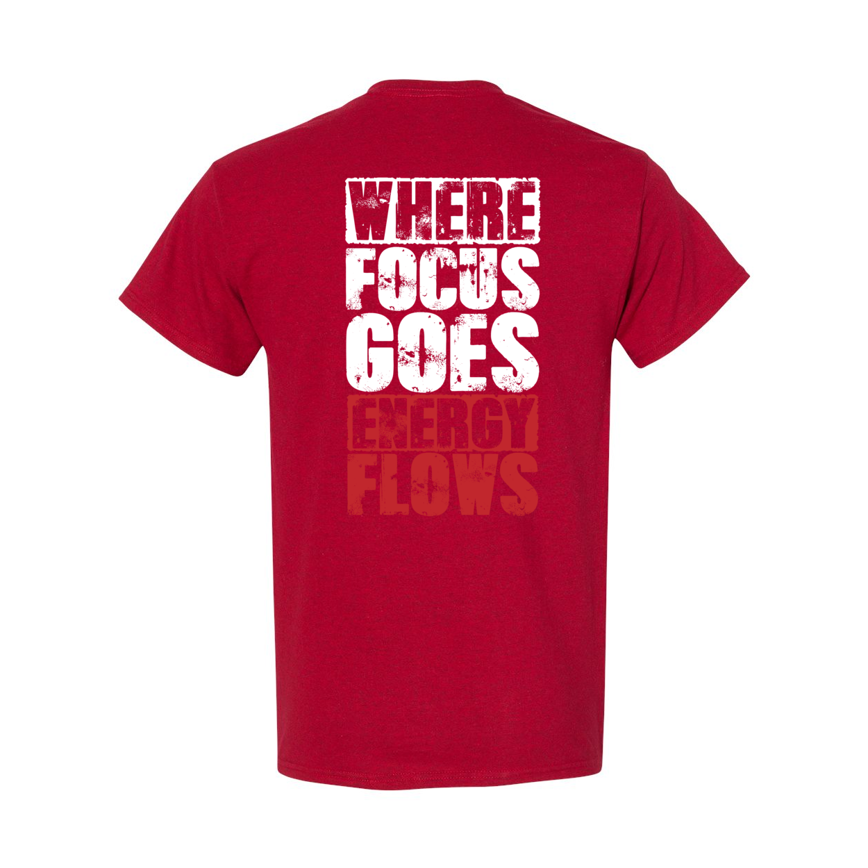 Where Focus Goes, Energy Heavy Cotton T-Shirt