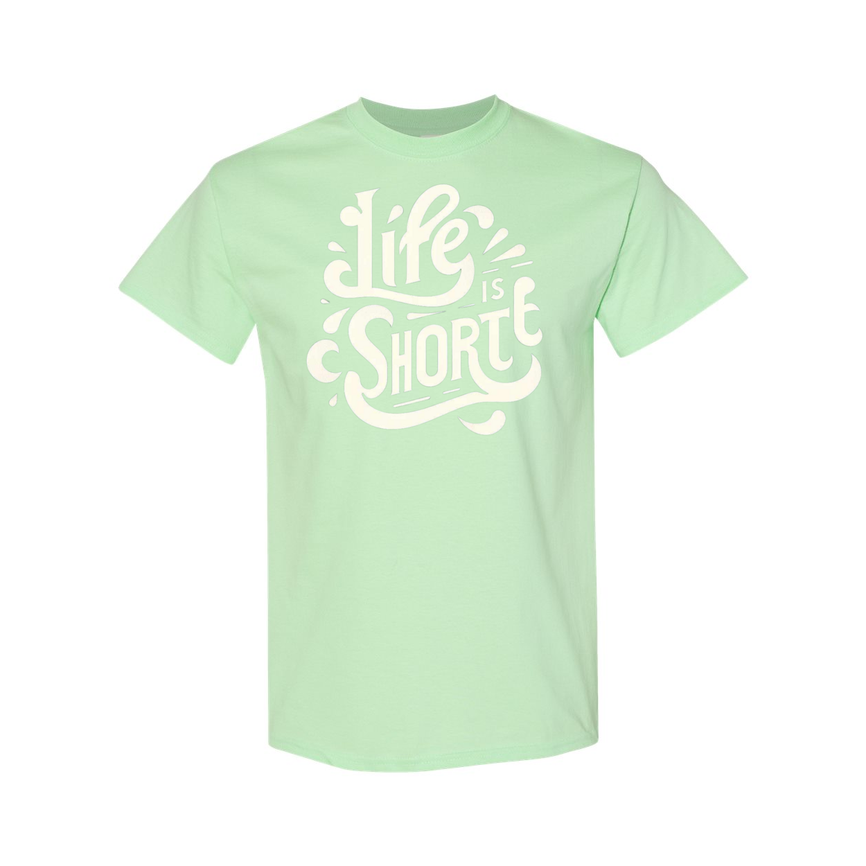 Life Is Short Heavy Cotton T-Shirt