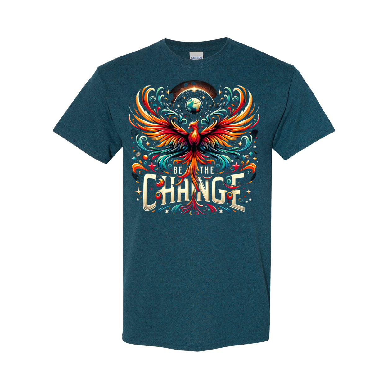 Be The Change Heavy Cotton T-Shirt