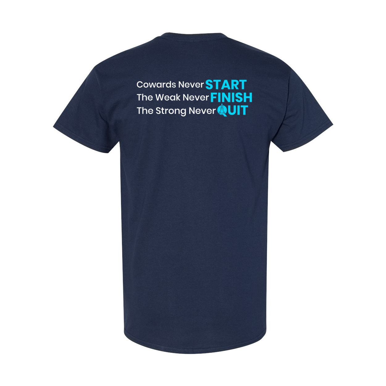 Cowards Never Start Heavy Cotton T-Shirt