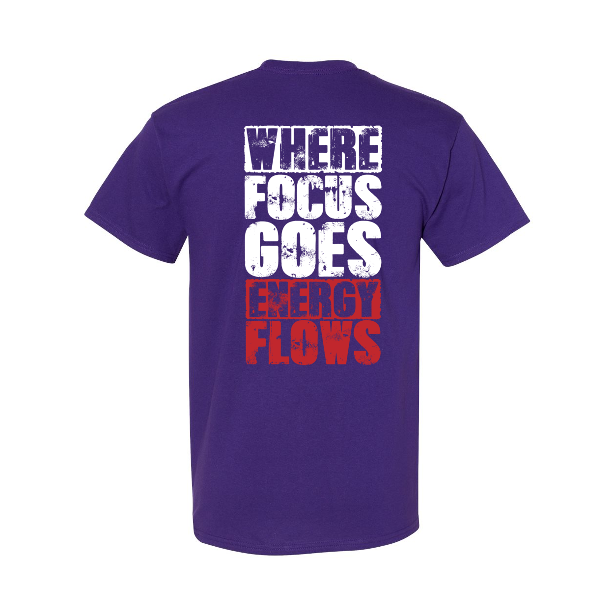 Where Focus Goes, Energy Heavy Cotton T-Shirt