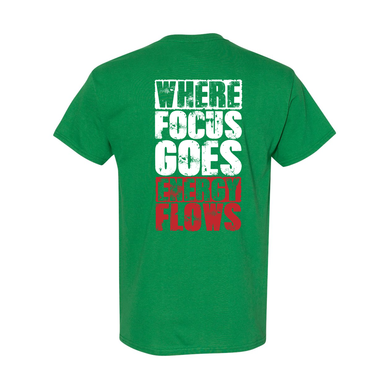 Where Focus Goes, Energy Heavy Cotton T-Shirt