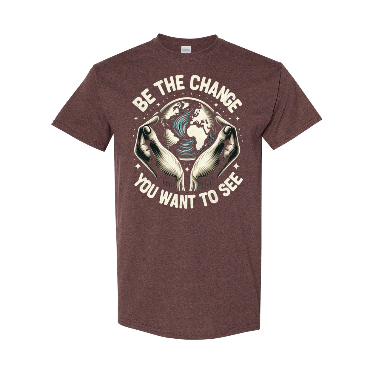 Be The Change You Want To See Cotton T-Shirt