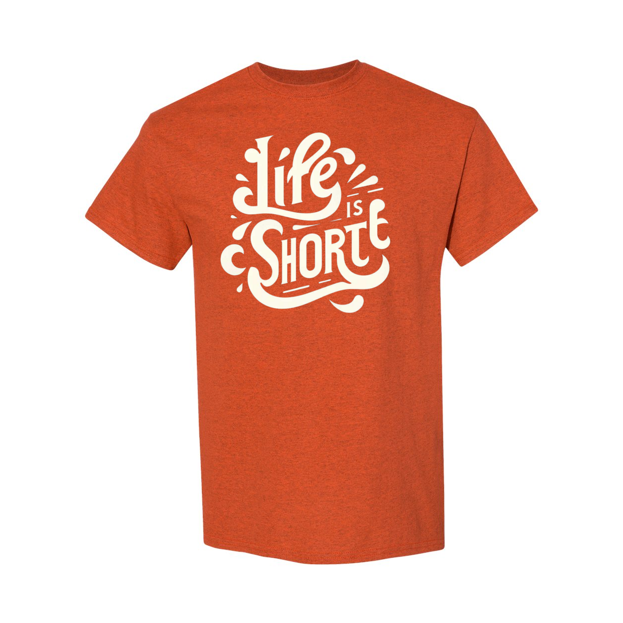 Life Is Short Heavy Cotton T-Shirt