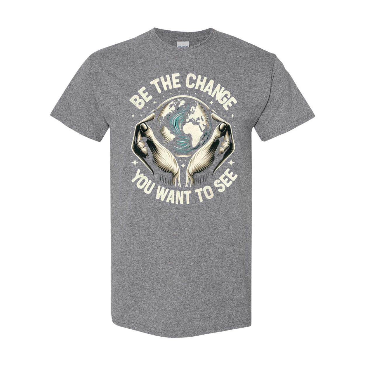 Be The Change You Want To See Cotton T-Shirt