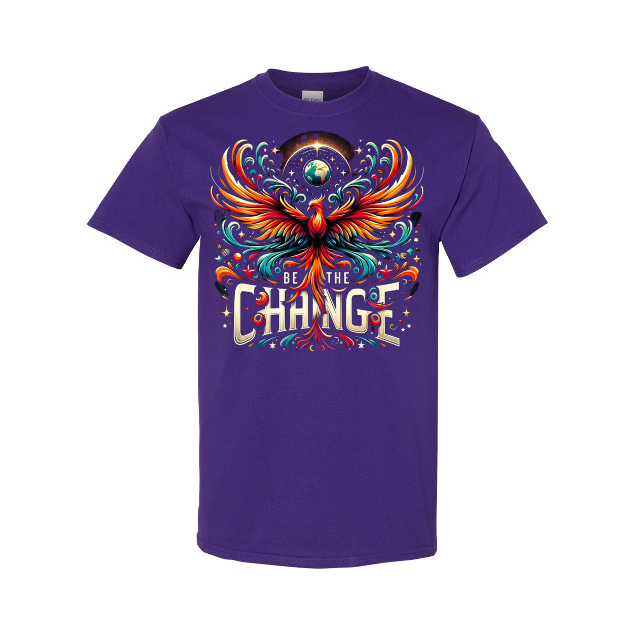 Be The Change Heavy Cotton T-Shirt