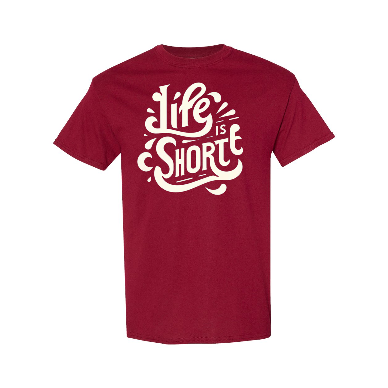 Life Is Short Heavy Cotton T-Shirt