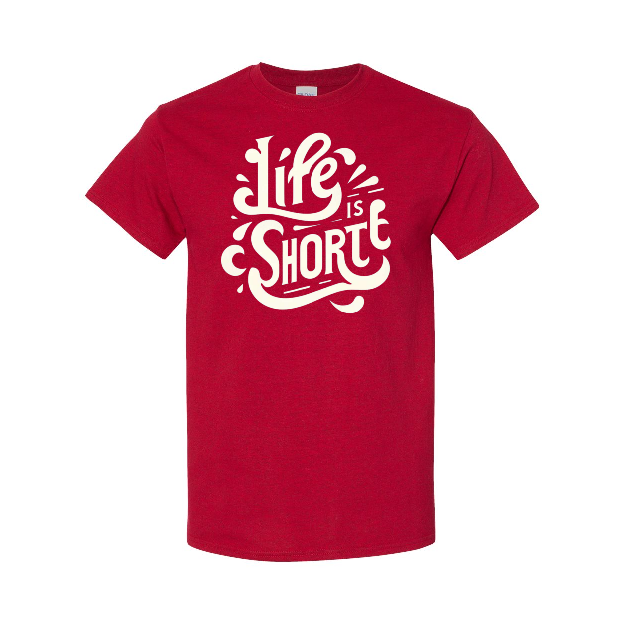 Life Is Short Heavy Cotton T-Shirt