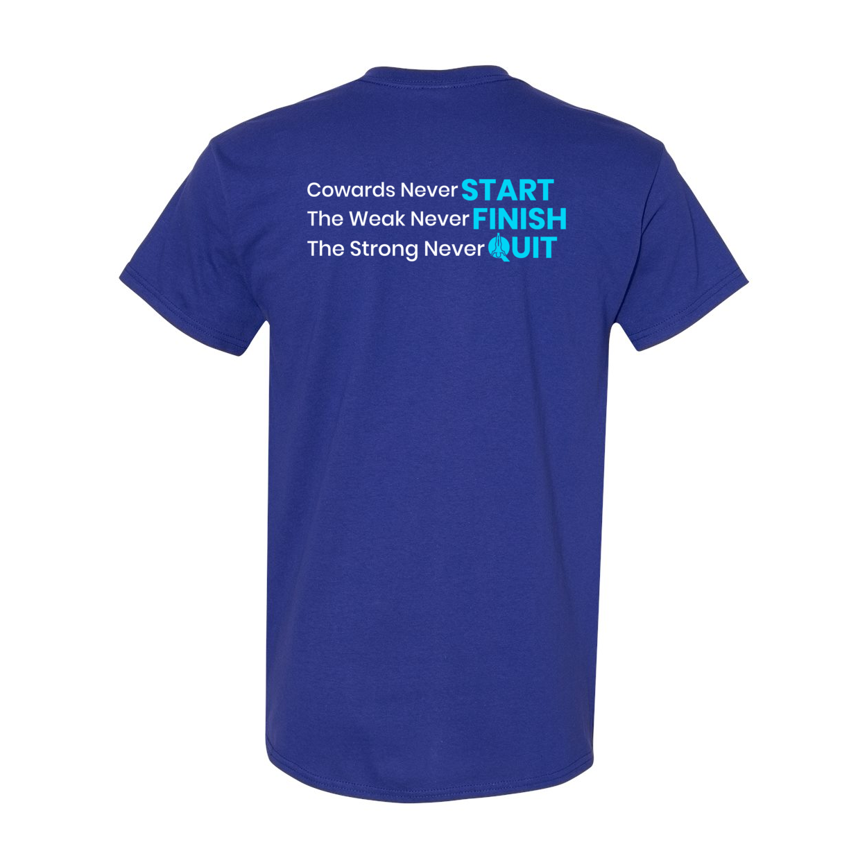 Cowards Never Start Heavy Cotton T-Shirt