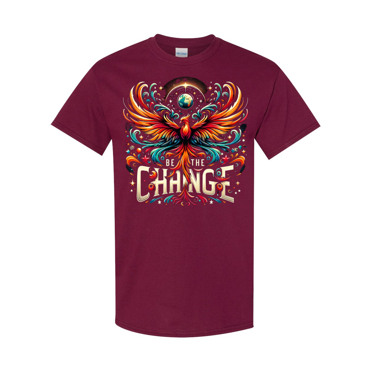 Be The Change Heavy Cotton T-Shirt