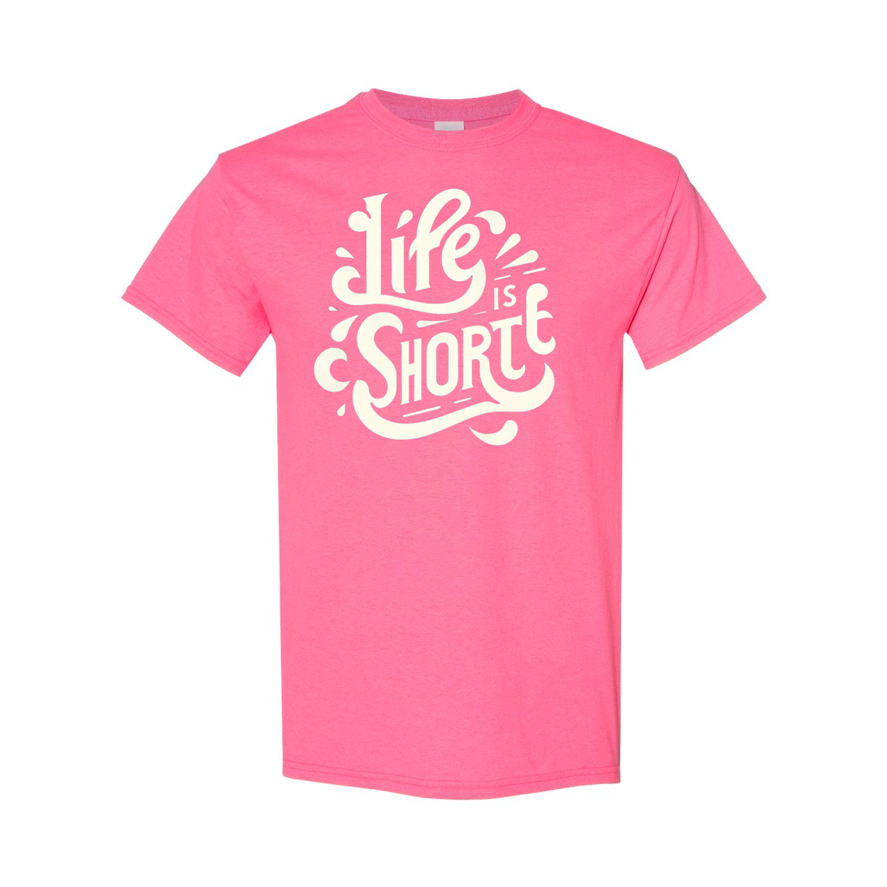 Life Is Short Heavy Cotton T-Shirt