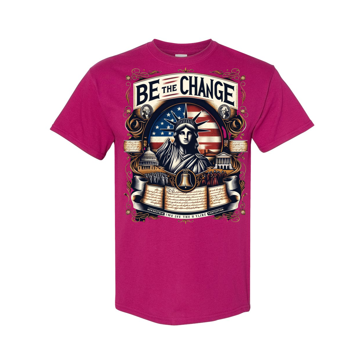 Be The Change Heavy Cotton T-Shirt