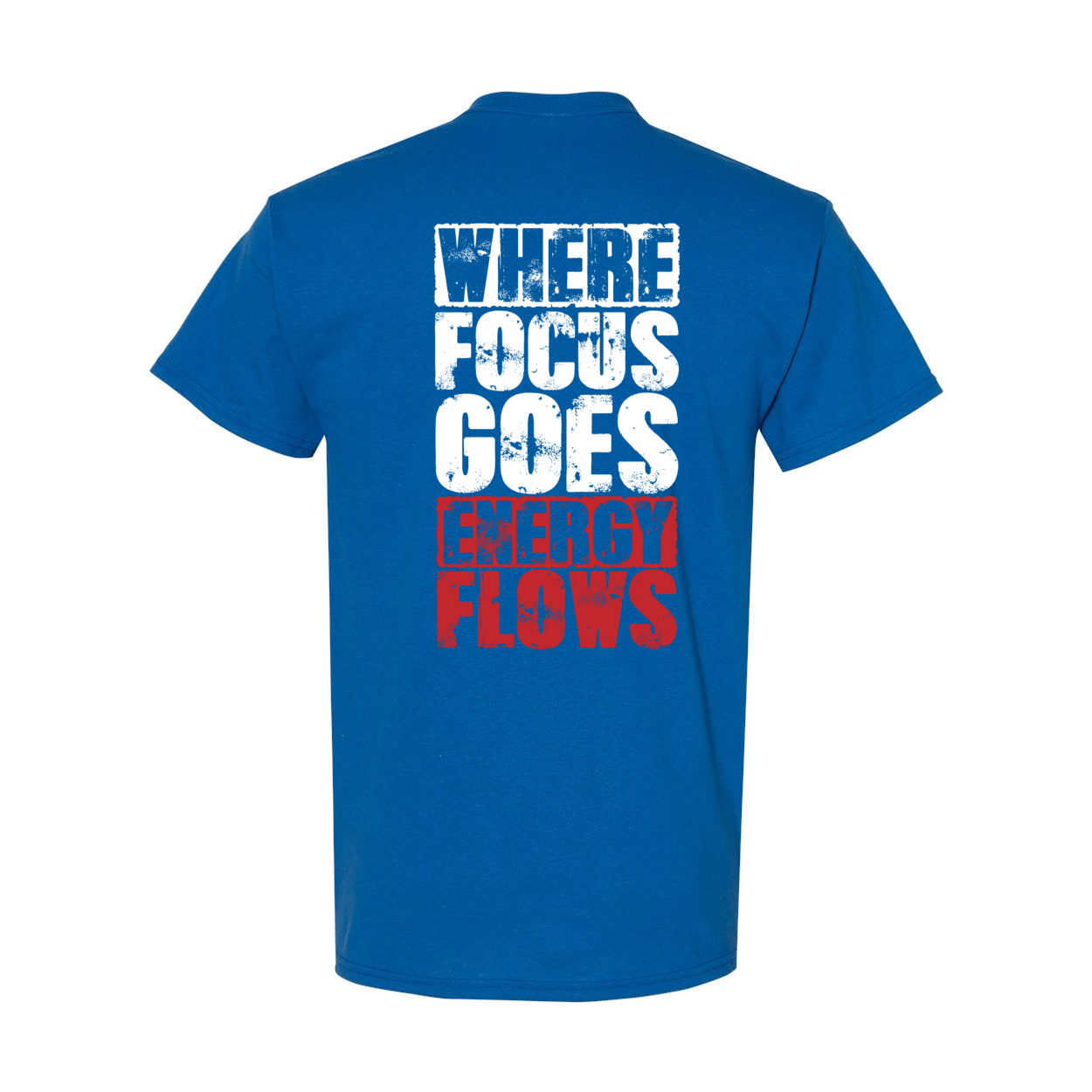 Where Focus Goes, Energy Heavy Cotton T-Shirt