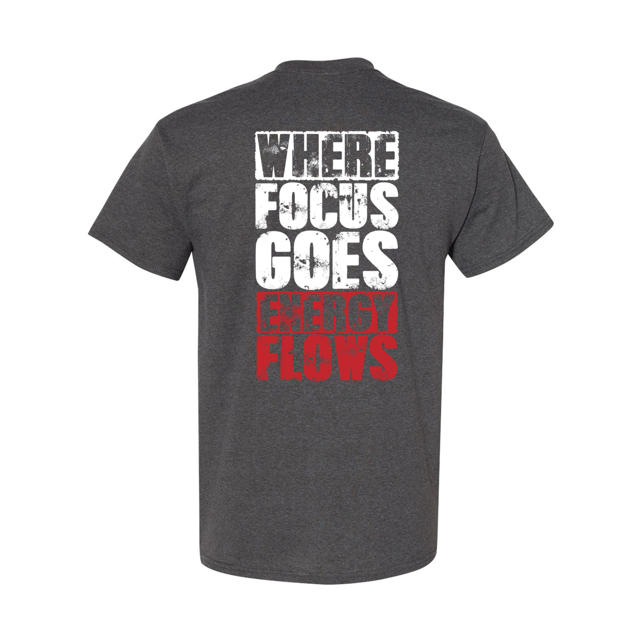 Where Focus Goes, Energy Heavy Cotton T-Shirt