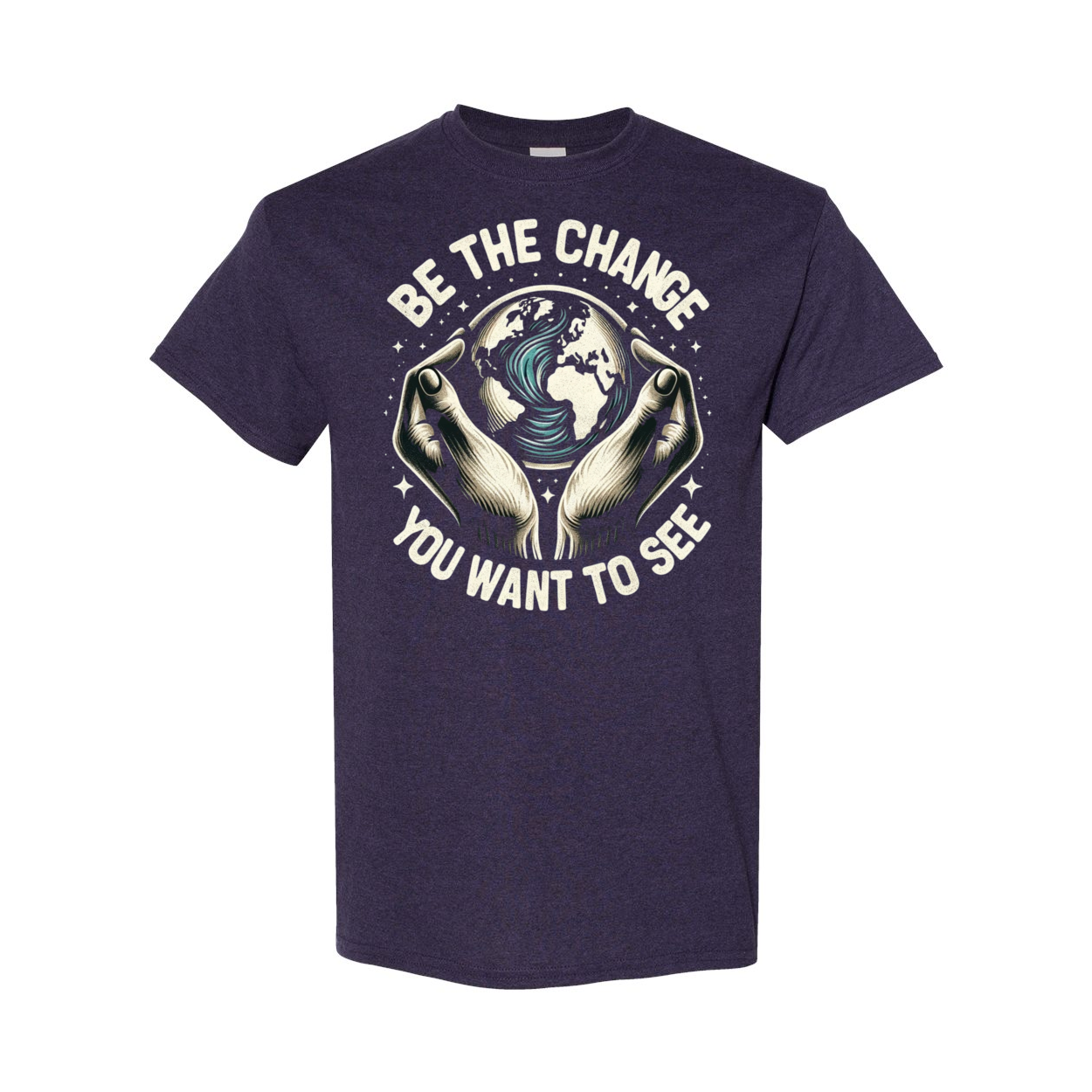 Be The Change You Want To See Cotton T-Shirt